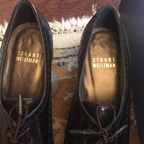 Stuart Weitzman Granny Pump in Taupe - Picture 8 of 8